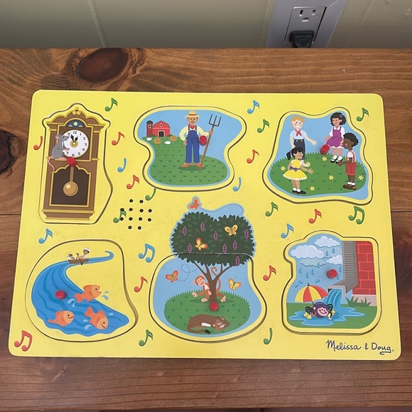 Melissa & Doug Toys Melissa Doug Nursery Rhymes Sound Puzzle 6